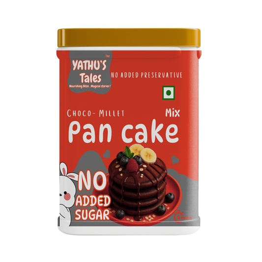 Yathu’s Tales – Choco Millet Pancake Mix | Healthy & Tasty Breakfast for Kids