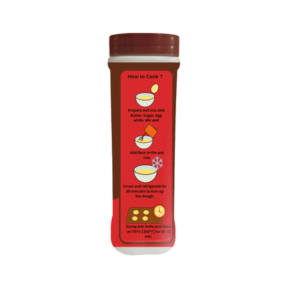 Choco ragi cookies mix made with whole grains for a healthy kids snack