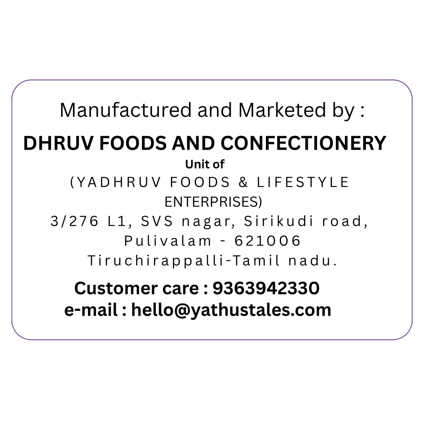 yathustales address