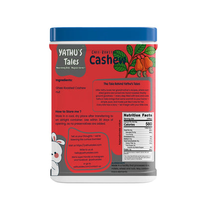 Yathu’s Tales Ghee-Roasted Cashews for Everyday Nutrition